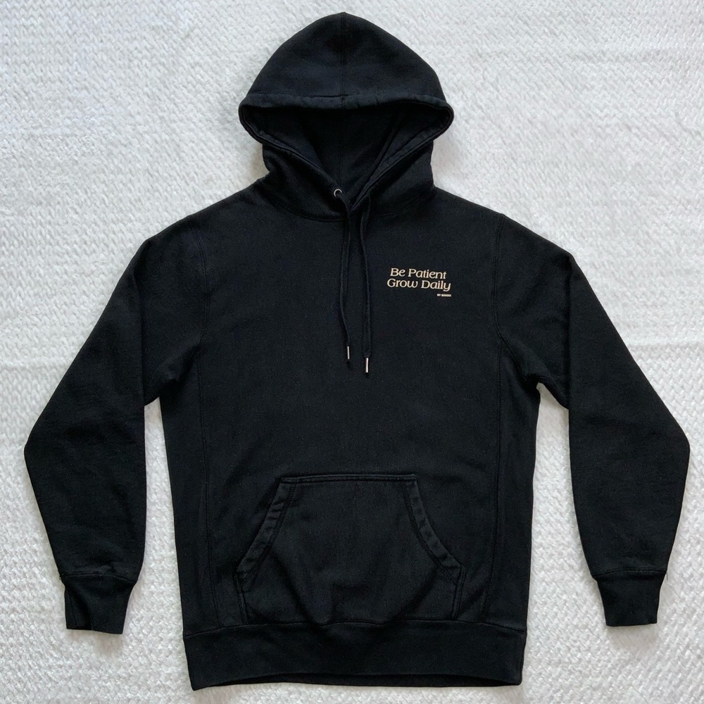 SANGO ‘’Be Patient Grow Daily’’ Black hoodie